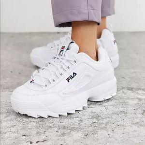 Fila Disruptor Sneakers In White